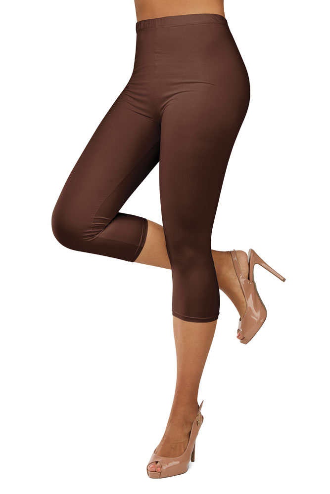 Brown leggings apparel picture on a white background