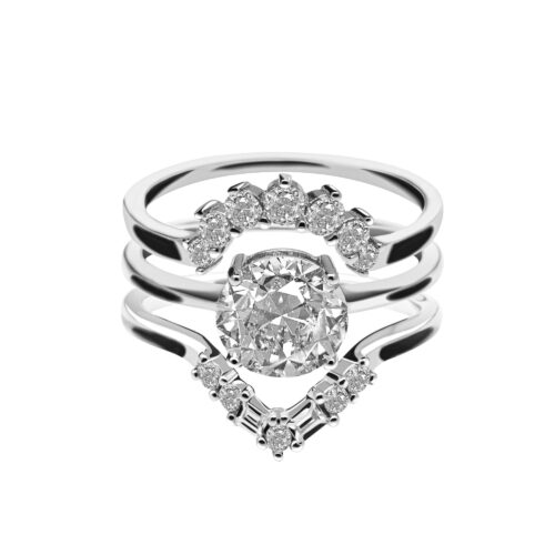 Diamond Bridal Set Rings Photography in North New Jersey