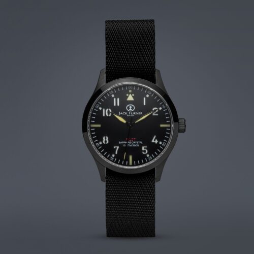 Black color watch commercial product photoshoot on a grey background by Isa Aydin NJ NY LA