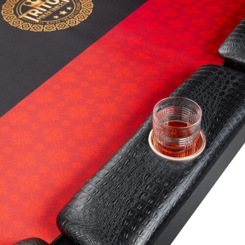 Foldable poker table product photography on a close up angle for e-commerce purpose with a close up angle