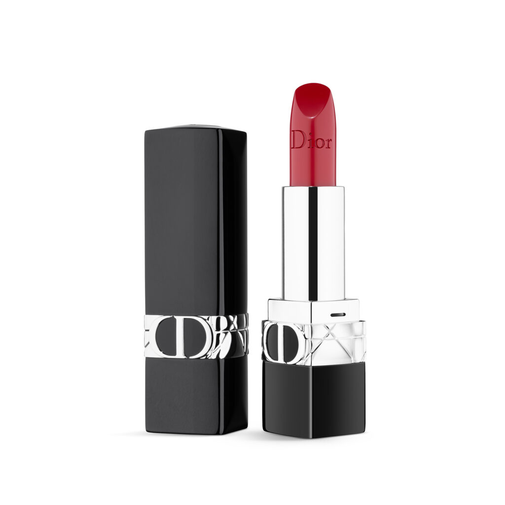 Dior Rouge Lipstick on a white background commercial makeup product photography by Isa Aydin nj ny la